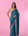 Emerald Aura Silk Saree
